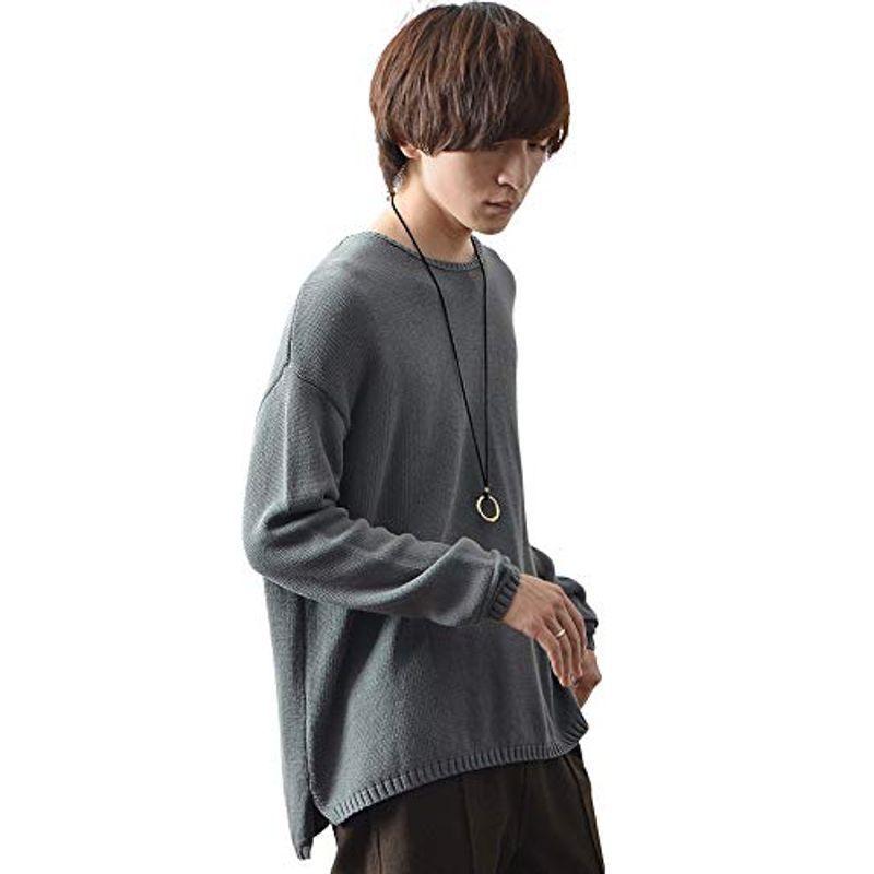 マイノリティ Minority コットンルーズニット ニット メンズ セーター ニットセーター ゆるニット オーバーサイズ Mmkshop 通販 Yahoo ショッピング