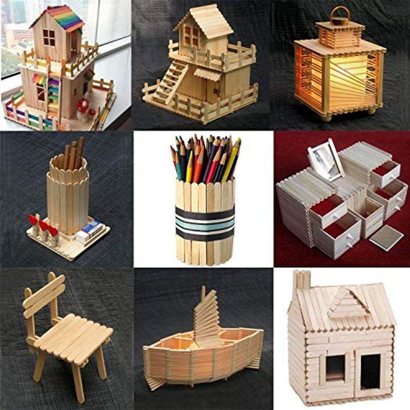 Veylin 木材スティック スティック棒 Diy ミニ 棒 工作用 木製 いろんな芸術品や作品を作り用に 150mmx17mm 100本セ Mmkshop 通販 Yahoo ショッピング
