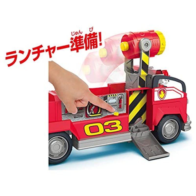 期間セール ！ パウ・パトロール ザ・ムービー DX変形ビークル マーシャル スーパーファイヤートラック 【K2505715224】(15190円)