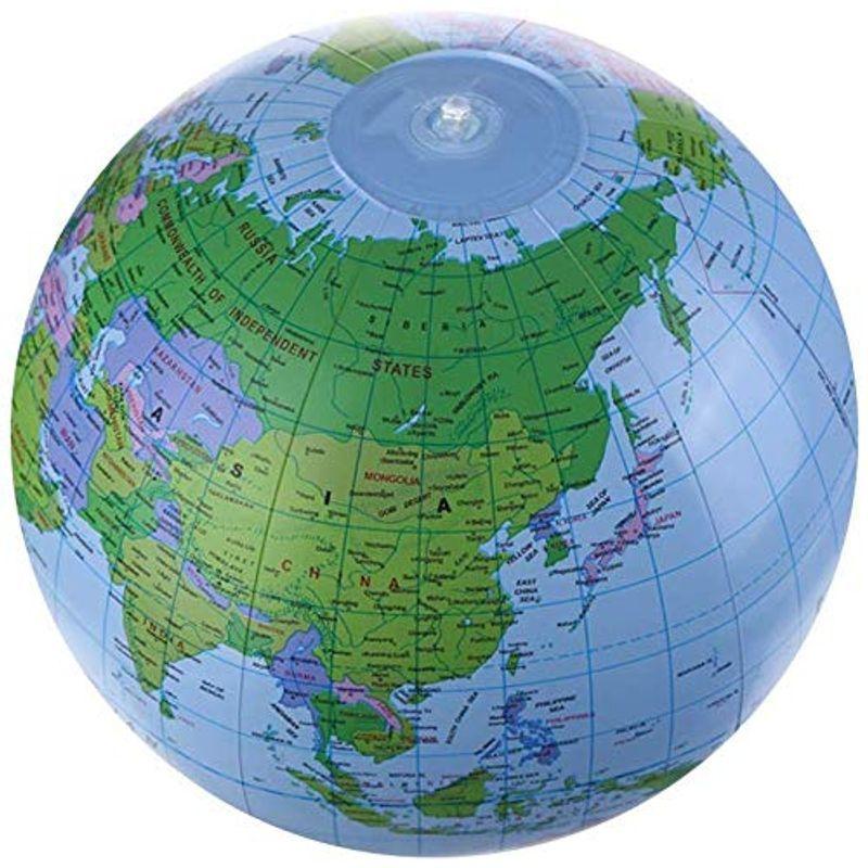 信頼 ビーチボール地球儀 世界地図 知力育て お洒落なおもちゃ 英語併記付きの地球風船 バルーン グローブボール 空気入れのおもちゃ 撮影 誕生日 Columbiatools Com