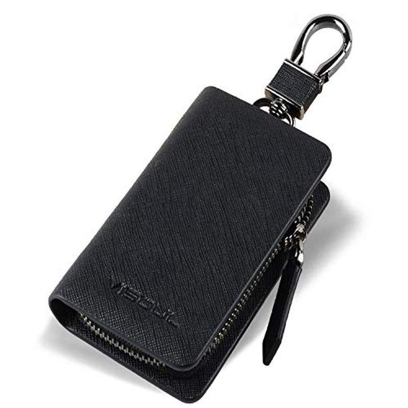 Visoul キーケース メンズ スマートキーケース 本革 イタリア革 カバー型 キーホルダー 牛革 メンズキーケース 定番の人気 シリーズpoint ポイント 入荷
