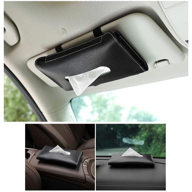 ティッシュケース 車 自動車 サンバイザー ティッシュカバー ティッシュホルダー 便利 天井 簡単取付 スッキリ収納 ブラック レイクブルー Mmkshop 通販 Yahoo ショッピング