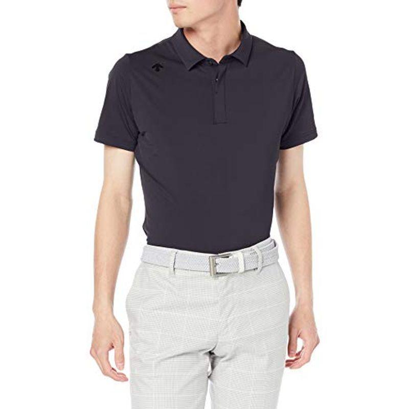 デサントゴルフ 21年春夏モデル 半袖シャツ DGMRJA22 メンズ BK00(ブラック) M