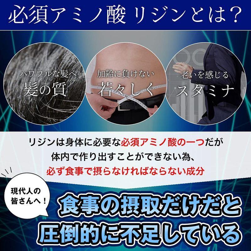 VOLGING リジン サプリ 極太強髪 男性 髪の毛 ツヤ コシ 円形脱毛症 30粒1か月分|slpulp|06