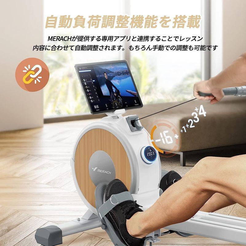 数量限定 ローイングマシン MERACH （メリック）ボート漕ぎマシン 全身運動トレーニングマシン アプリと連動可能 デジタルダイヤル 自動負荷調整機 【BCD6134464470】(22202円)