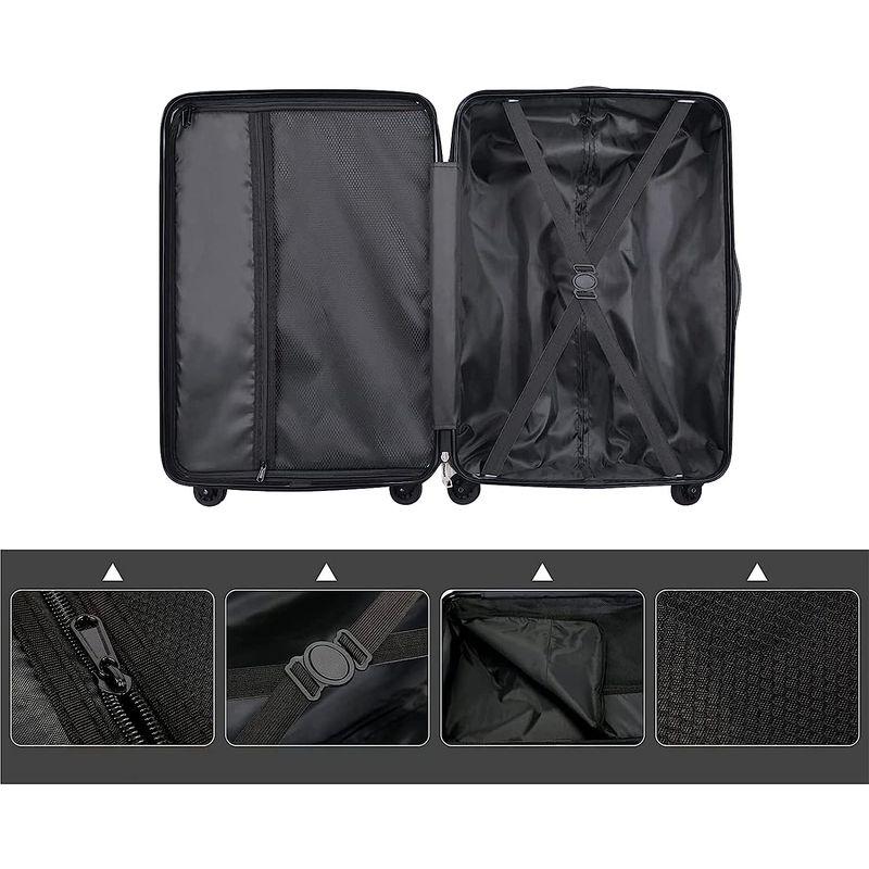 BOSTO スーツケース キャリーバッグ キャリーケース 大型 静音 ダブルキャスター 耐衝撃 旅行出張 親子セット 化粧ケース 機内持込 サイズ