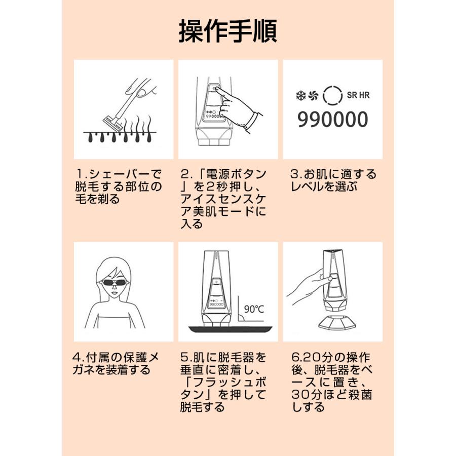脱毛器 IPL光脱毛器 家庭用 光エステ 永久脱毛 光美容器 美肌機能 