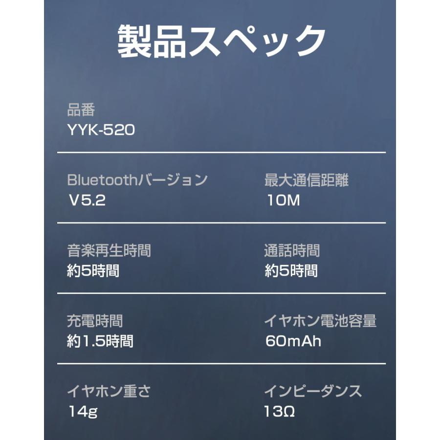 ワイヤレスイヤホン Bluetooth5.2+EDR+CVC8.0降噪対応 耳掛け式 ワイヤレスイヤホン Bluetooth5.2+EDR+CVC8.0降噪対応 耳掛け式