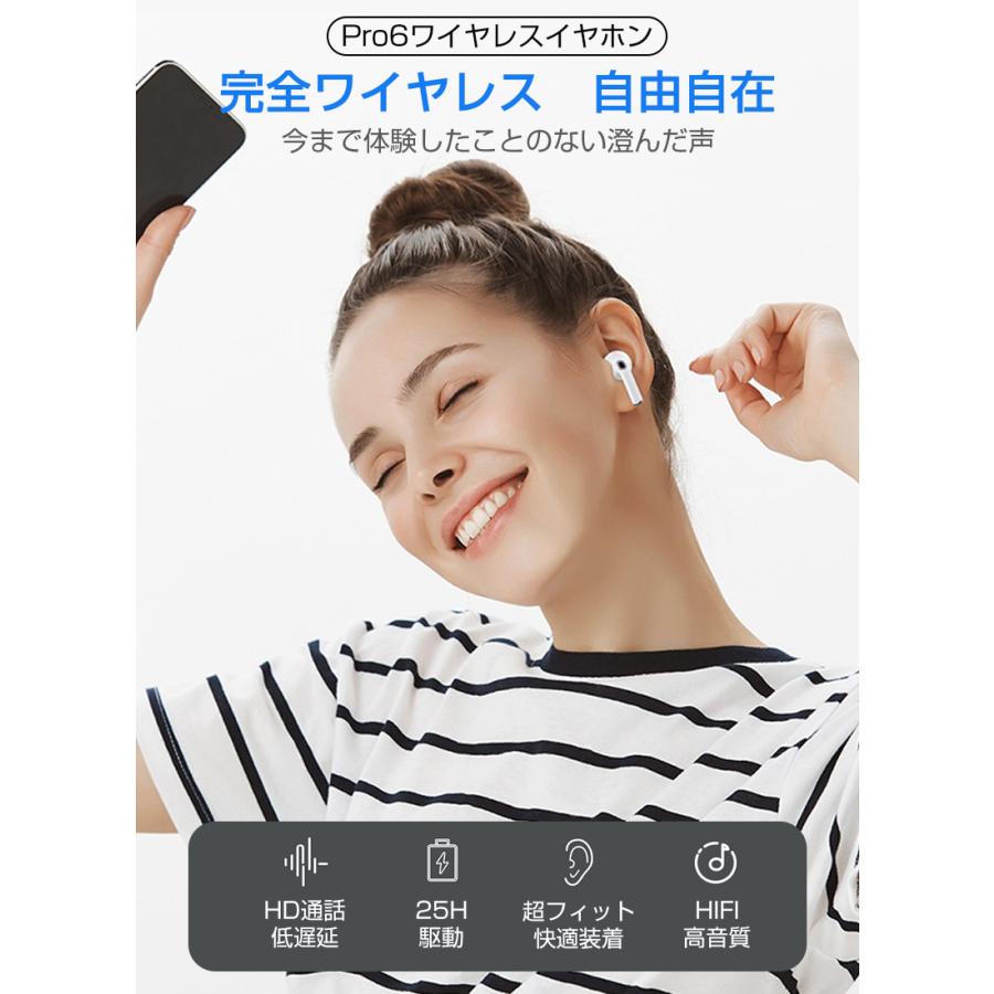 完全ワイヤレスイヤホン TWS Bluetooth 5.2 片耳両耳モード 左右分離型 