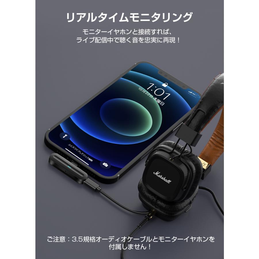 ワイヤレスマイク iPhoneマイク 外付け ラべリア型マイクロホン ワイヤレスマイク iPhoneマイク 外付け ラべリア型マイクロホン
