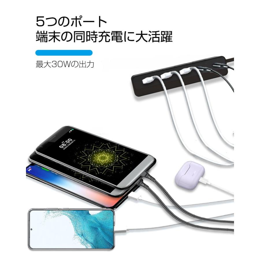 電源タップ USBコンセント 別途ACアダプタが不要 一体型設計 USB-A