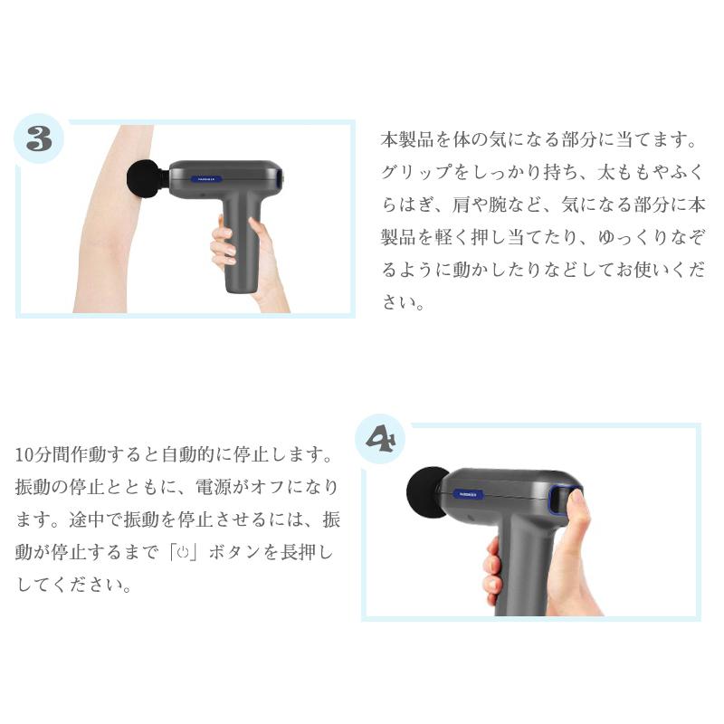 マッサージガン 筋膜リリース 電動マッサージ器 筋膜 筋肉 全身用 健康 