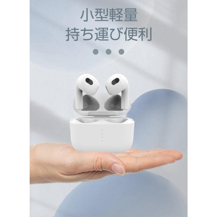 bluetooth5.2 ワイヤレスイヤホン iphone Android対応 ワイヤレスイヤホン Bluetooth5.2 ANCノイズキャンセリング コンパクト