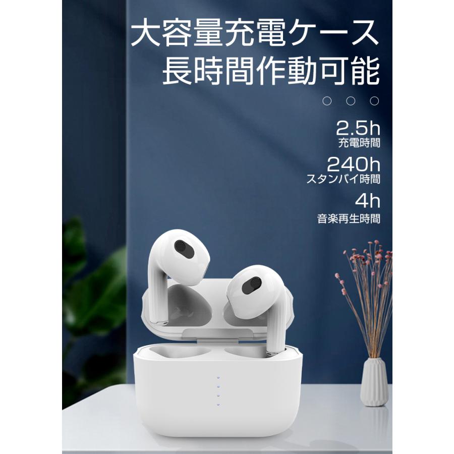 ワイヤレスイヤホン Bluetooth5.2 ノイズキャンセリング Siri