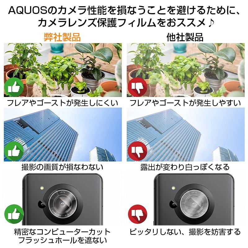 AQUOS R7 A202SH　強化ガラスカメラレンズ保護フィルム  AQUOS R7 SH-52C カメラレンズ保護シート 耐衝撃 貼り付け簡単 スクラッチ防止 指紋つきにくい｜slub-shop｜14