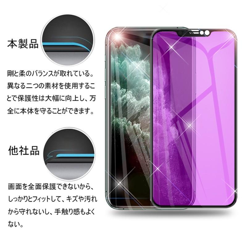 iPhone 17/16 e/16/15/14/13/12/11シリーズ ブルーライトカット 強化ガラスフィルム ガラス画面保護シート 耐衝撃 3D全面保護 指紋防止 ラウンドエッジ加工 | SLUB | 06