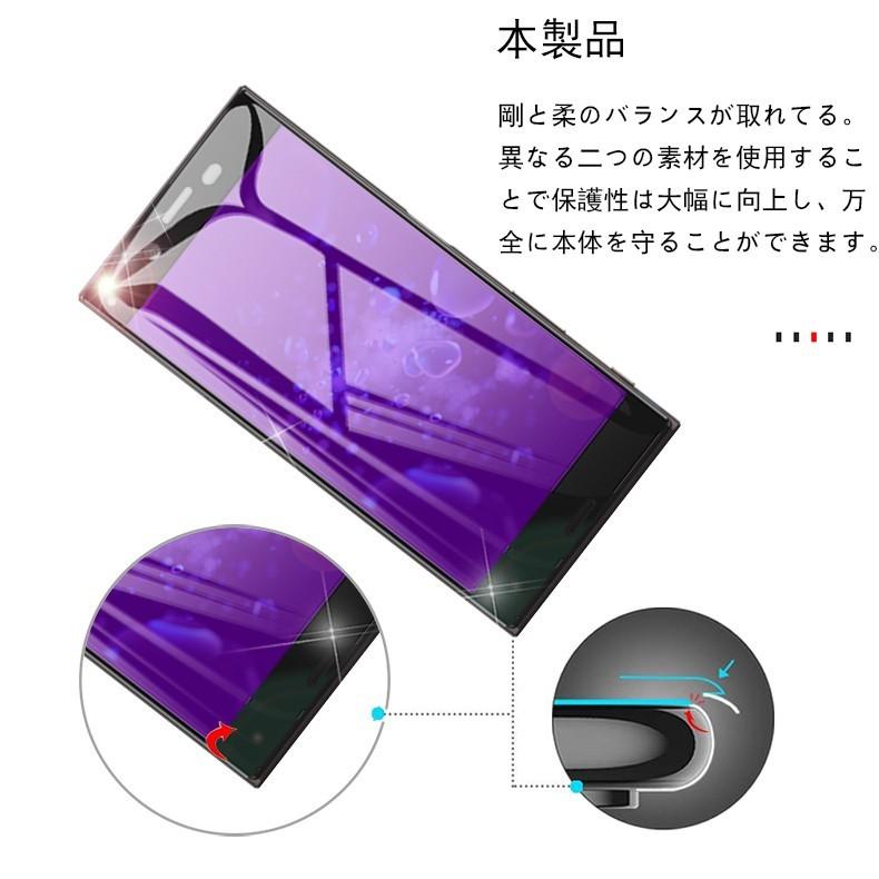 Xperia XZ1 Compact SO-02K ブルーライトカット強化ガラス保護シールXperia XZ1 Compact 強化ガラス保護フィルム  docomo SO-02K 3D全面保護ガラスシート｜slub-shop｜04
