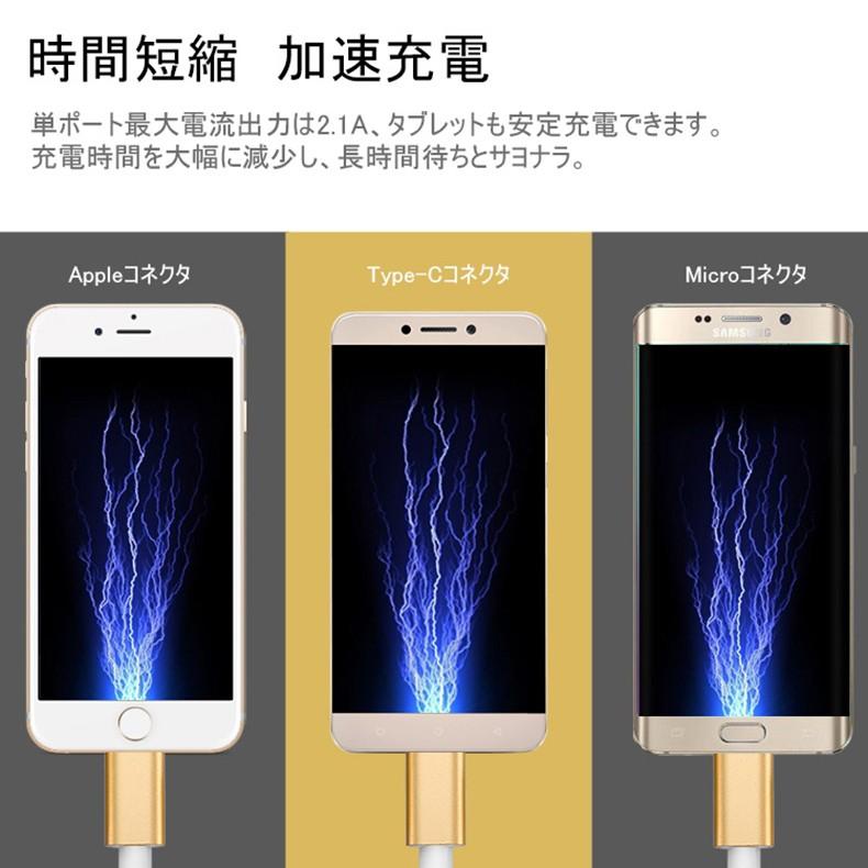 USB Type-Cケーブル iPhone15ケーブル USB Type-C 充電器 3in1充電ケーブル 超小型 ストラップ式 急速充電ケーブル ナイロンケーブル iPhone用 Android用｜slub-shop｜14