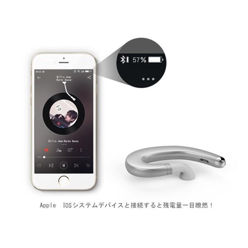 Bluetooth 4.1 ワイヤレスイヤホン ヘッドセット 片耳 高音質 耳掛け型 ブルートゥースイヤホン スポーツ 日本語音声通知通話可 マイク内蔵 iPhone＆Android対応｜slub-shop｜18
