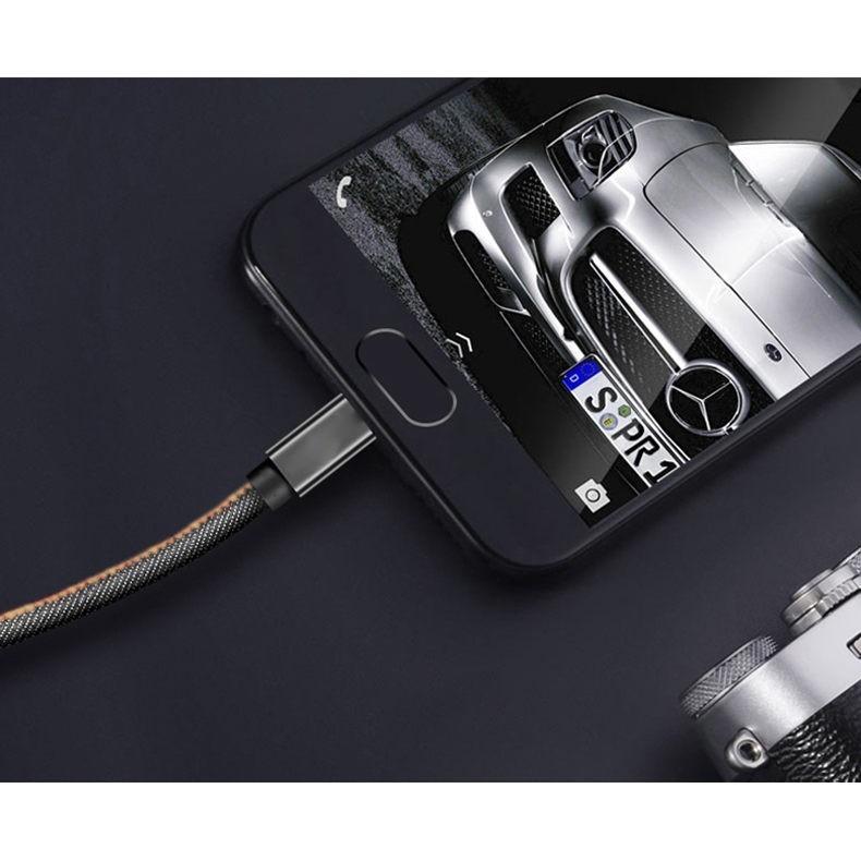 Micro USBケーブル Android用 3 m 急速充電ケーブル デニム生地 収納ベルト付き マイクロ USB タブレット スマートフォン スマホ充電器 Xperia Galaxy AQUOS｜slub-shop｜20