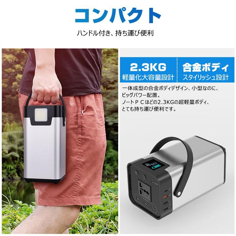 ポータブル電源 大容量60000mAh/222Wh ハンドル付き 防災電源 iPhone17