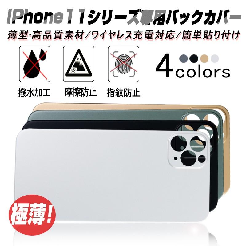 iPhone11 pro/11 pro max バックパネル 背面保護フィルム ソフトバック