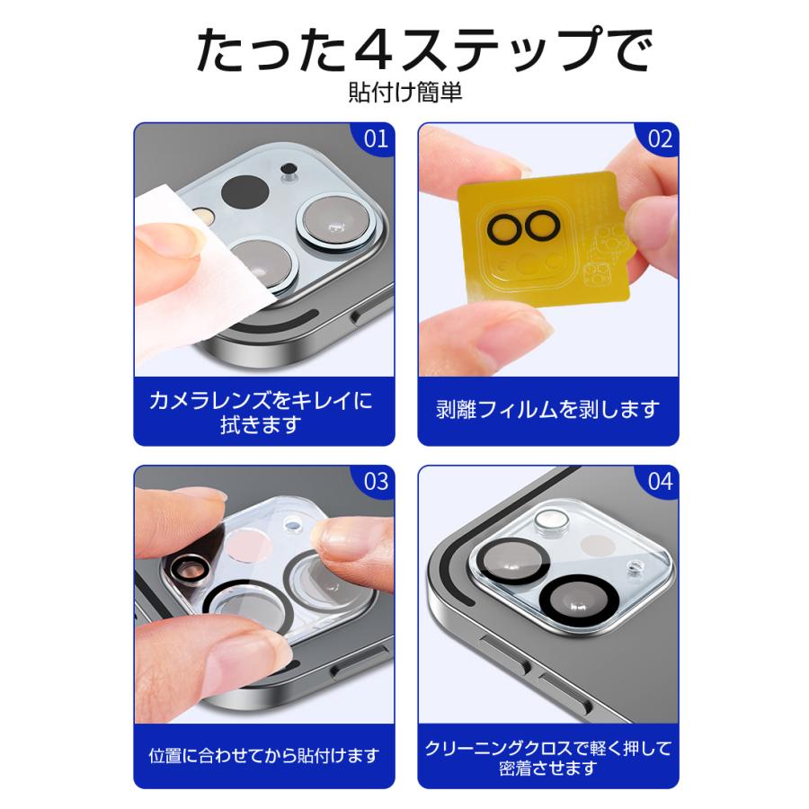 iPad Pro カメラ保護フィルム 11インチ 第2/3/4世代/12.9インチ第4/5/6