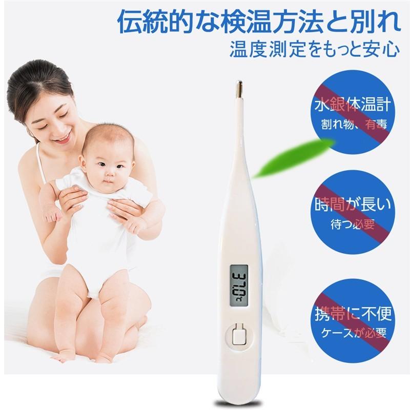 電子体温計 子供 大人の体温測定 家庭用温度計 携帯便利 ビープ音 軽量 高精度 60秒快速測定 口内 脇下 データメモリ機能 自動オフ デジタル体温計 Slub 799a4 Slub ショップ 通販 Yahoo ショッピング