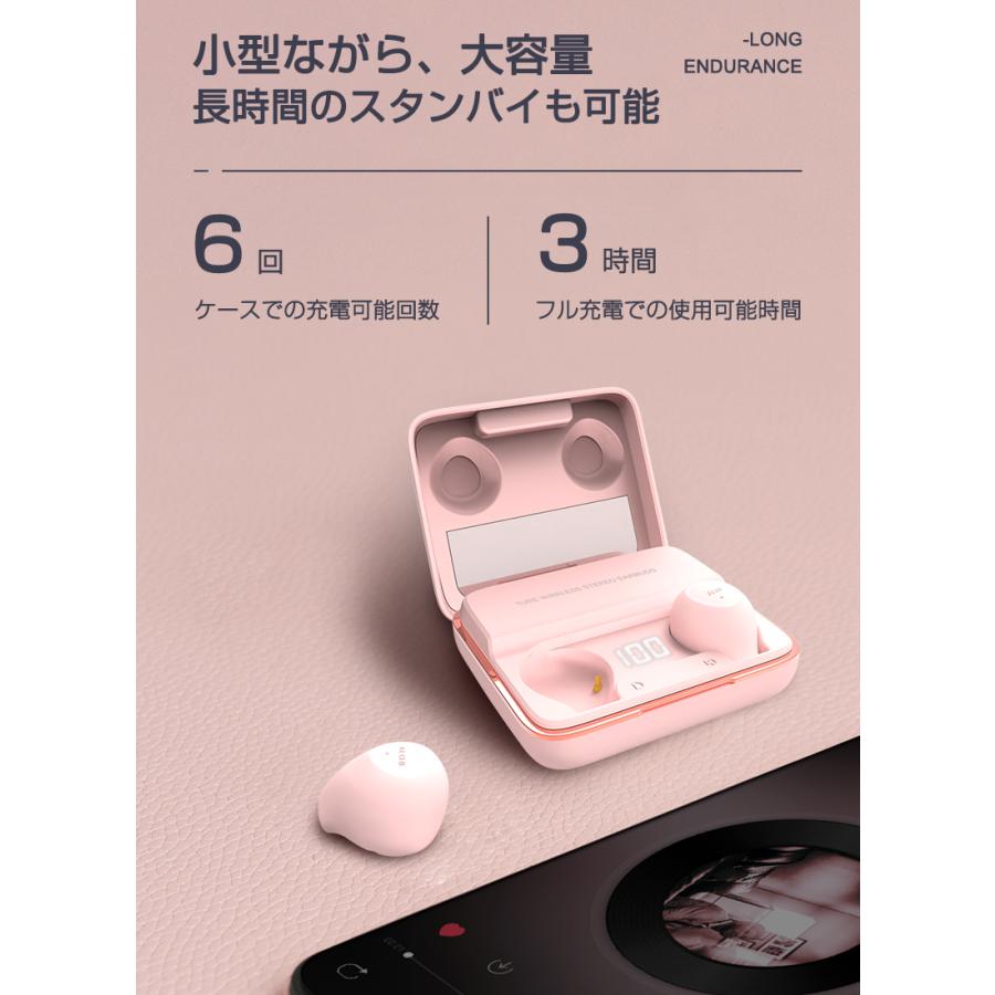 ワイヤレスイヤホン 自動接続 Bluetooth5.0 ヘッドセット 蓋を開けたら