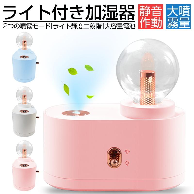 加湿器 ミニ加湿器 卓上加湿器 頻繁注水不要 省エネ 超静音 大容量