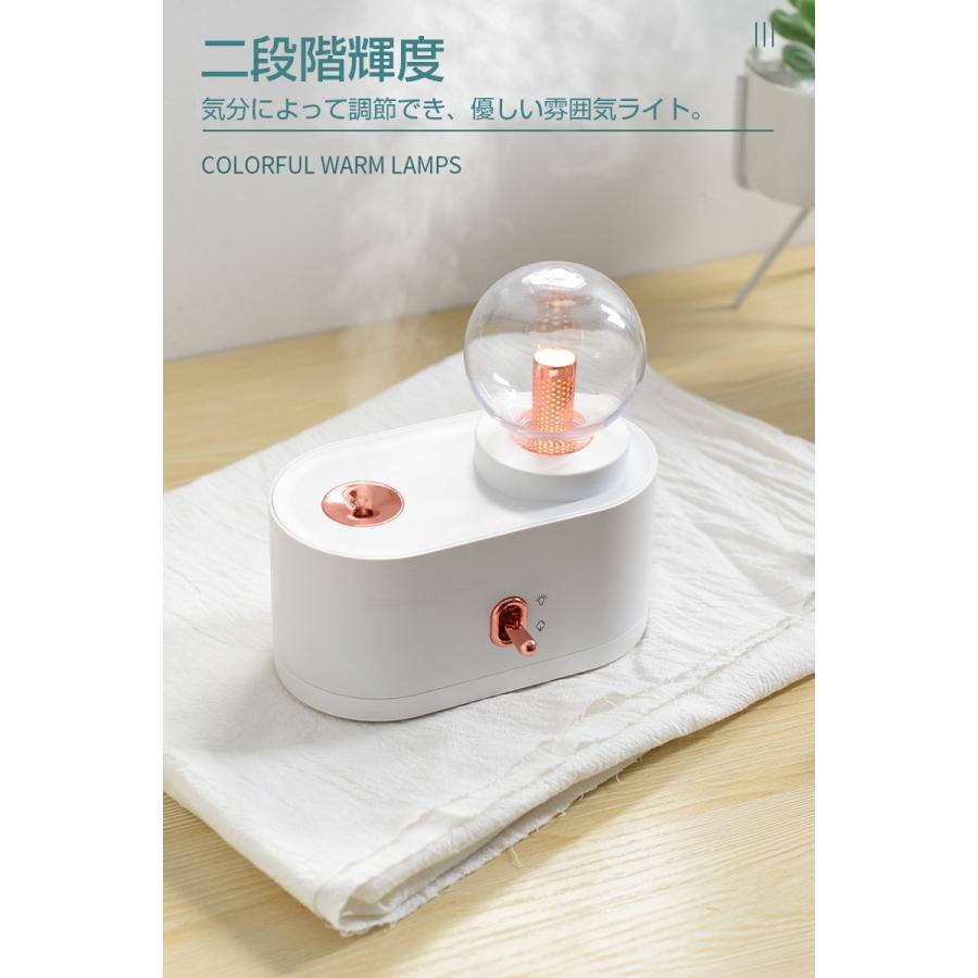 加湿器 ミニ加湿器 卓上加湿器 頻繁注水不要 省エネ 超静音 大容量