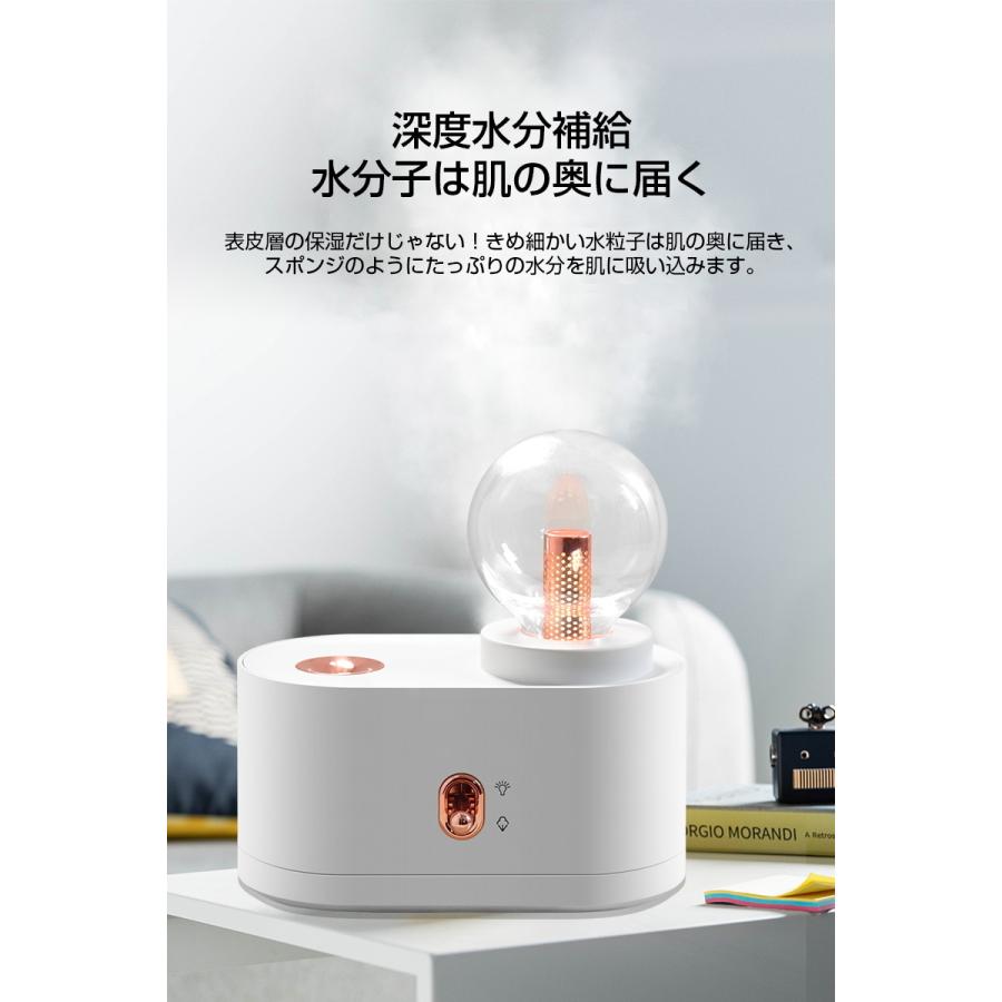 加湿器 ミニ加湿器 卓上加湿器 頻繁注水不要 省エネ 超静音 大容量