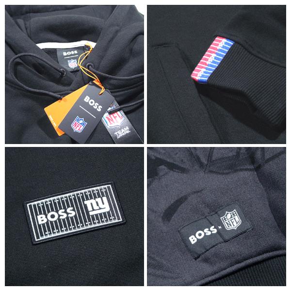 n*a様 HUGO BOSS 日本非売品ブラック ボンバージャケット NFLロゴ BOSS（HUGO BOSS） BOSS x NFL【限定コレクション☆厚手☆仰天の超特大