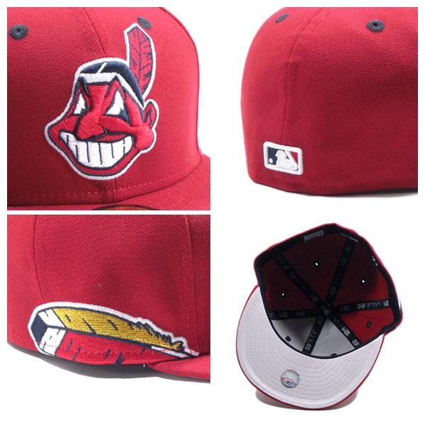 t*s様 新品　ニューエラIndians ベースボールキャップ スナップバック5 NEW ERA（ニューエラ） NEW ERA【新境地☆59FIFTY☆鷲の羽のサイド