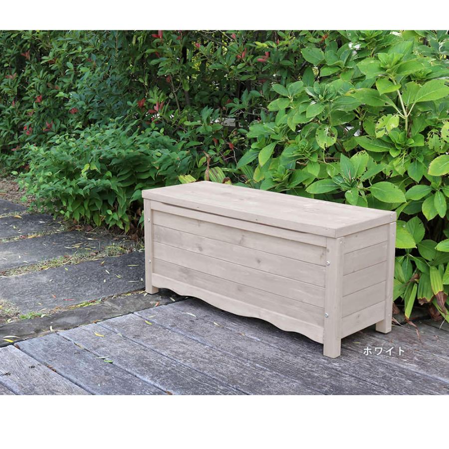 ベンチ 収納 木製 ボックス収納 ボックスベンチ おしゃれ 室外