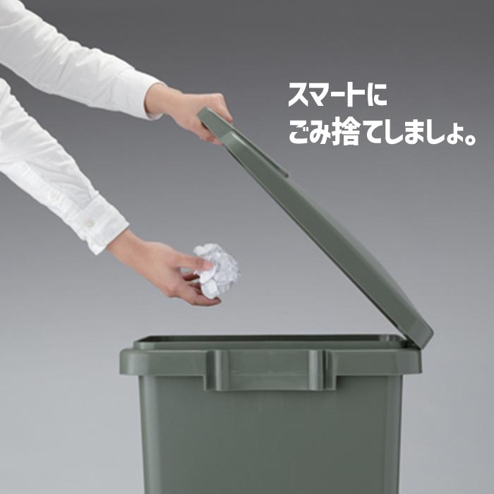 ゴミ箱 2個セット 連結 ダストボックス 33リットル おしゃれ ふた付き キッチン 屋外 33L AS｜smack-zakka｜06