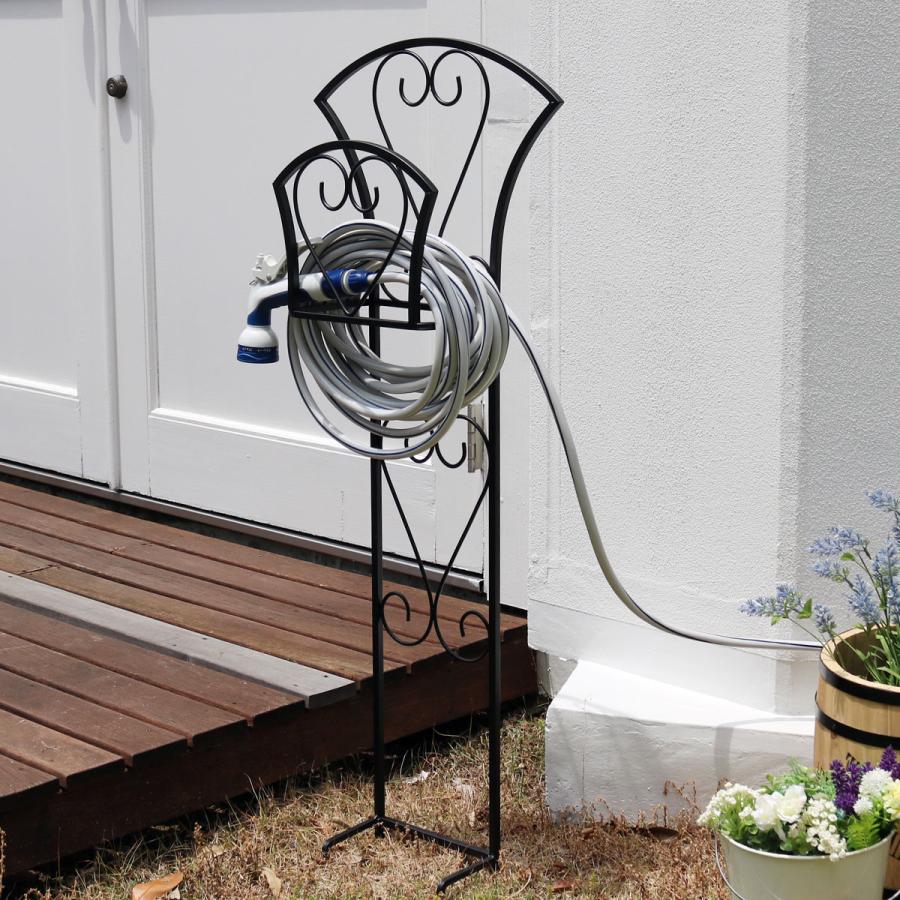 ホース収納 ホースハンガー 散水ホース リール おしゃれ アイアン ガーデニング 収納 Ipn Hh7997 Smack Zakka 通販 Yahoo ショッピング
