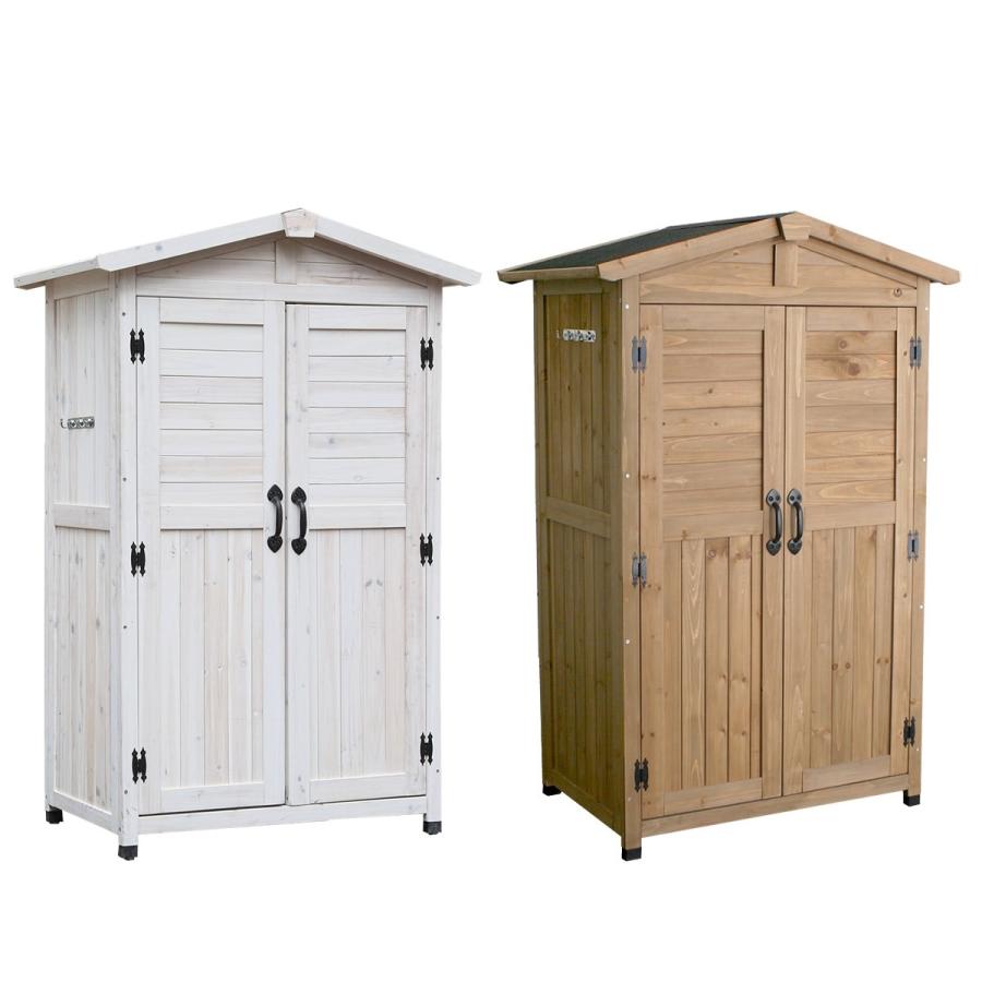 木製物置 物置 天然木 Diy 室外 おしゃれ ガーデン収納 三角屋根 北欧 Kgrs1600 Smack Zakka 通販 Yahoo ショッピング