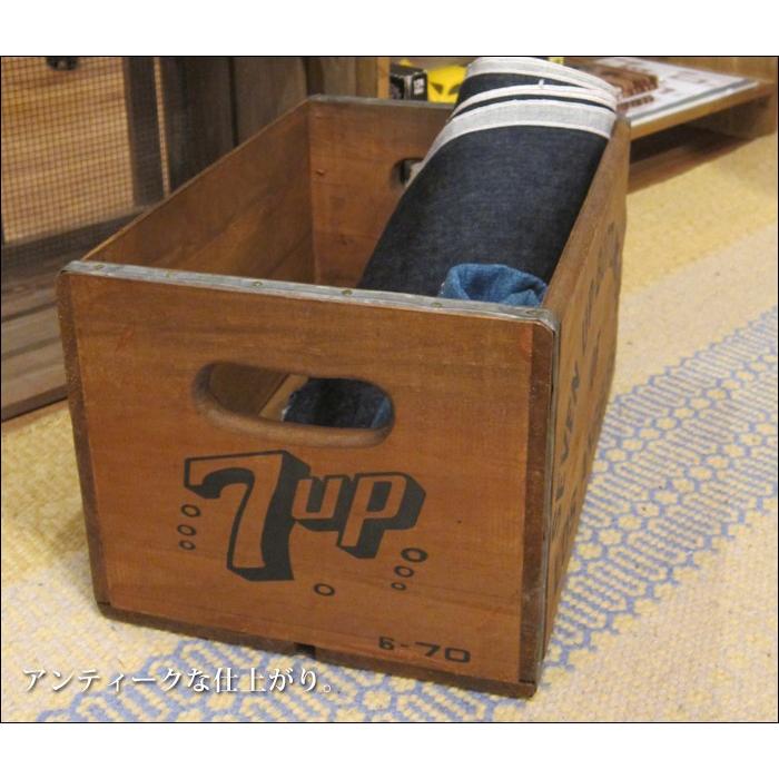アメリカン レトロ (木製) ウッドボックス(M) アンティーク 収納