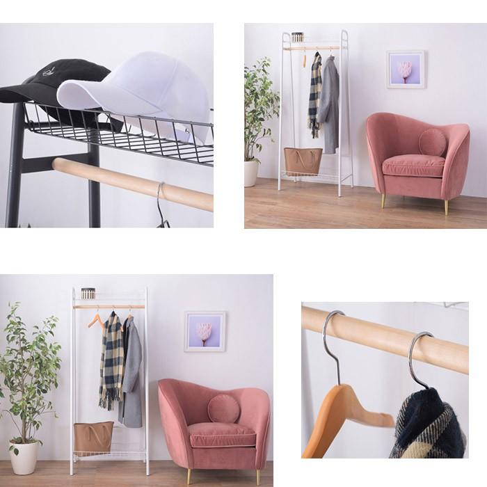 ハンガーラック シングル おしゃれ 衣類収納 洋服掛け ラック コート
