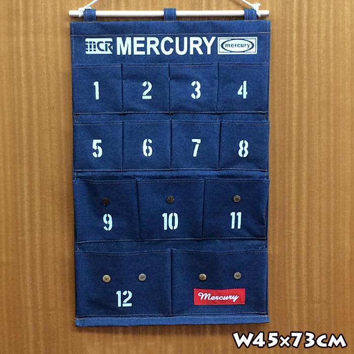 Mercury マーキュリー デニム ウォールポケット おしゃれ 小物入れ ウォールポケットmercury アメリカン雑貨 Mercurywall Smack Zakka 通販 Yahoo ショッピング