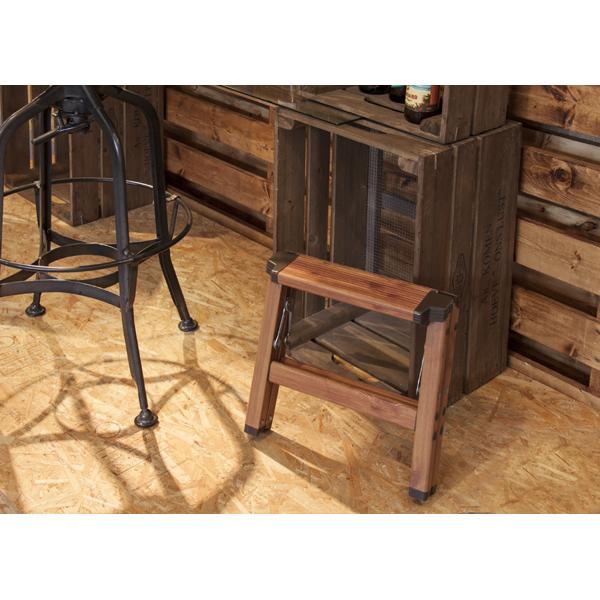 アンティーク　踏み台　木製　折りたたみ main-ql367.jpg