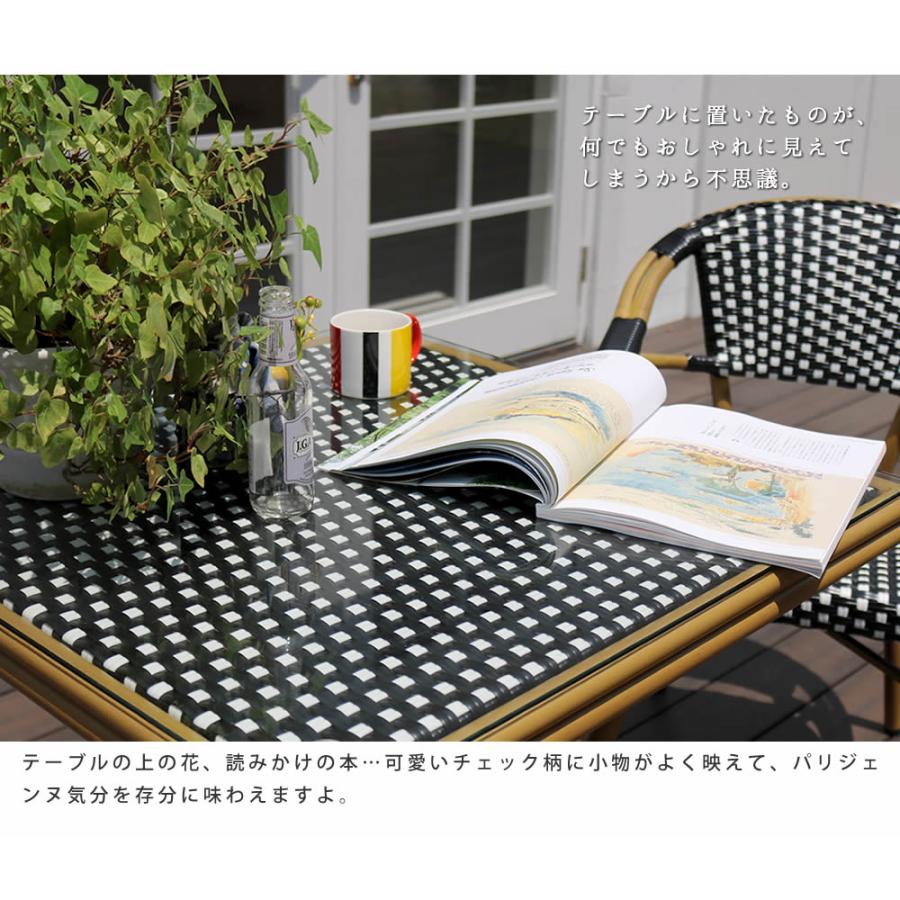 ガーデンテーブル テーブル 単品販売 ガーデンファニチャー テラス おしゃれ 庭 カフェテーブル 北欧｜smack-zakka｜10