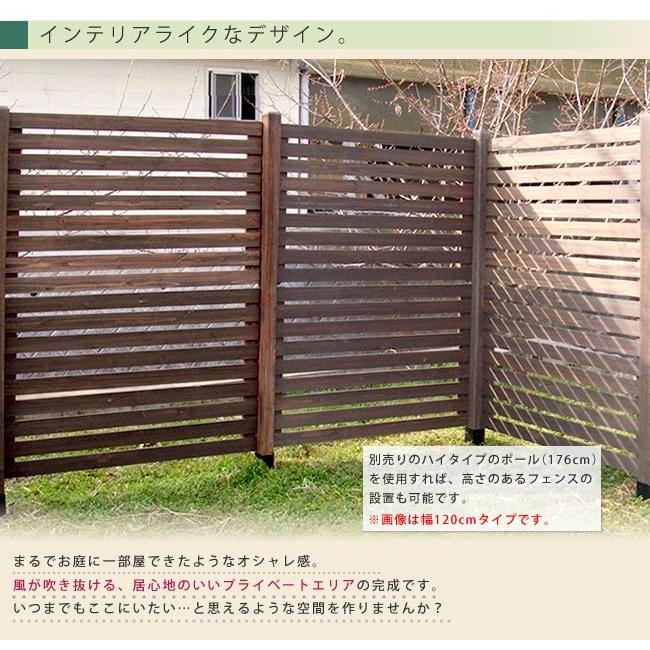 フェンス 木製 おしゃれ ( 連結セット 土中用 1組 )外構 diy フェンス 木製 おしゃれ ( 連結セット 土中用 1組 )外構 diy