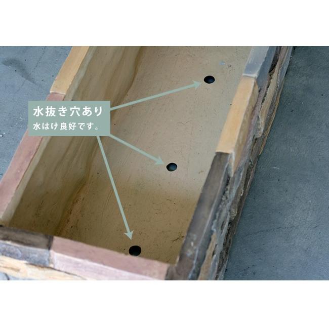 プランター レンガ調 おしゃれ ナチュラル 北欧 花壇 菜園 庭 幅80 植木鉢 ガーデニング Ter Pl800 Smack Zakka 通販 Yahoo ショッピング