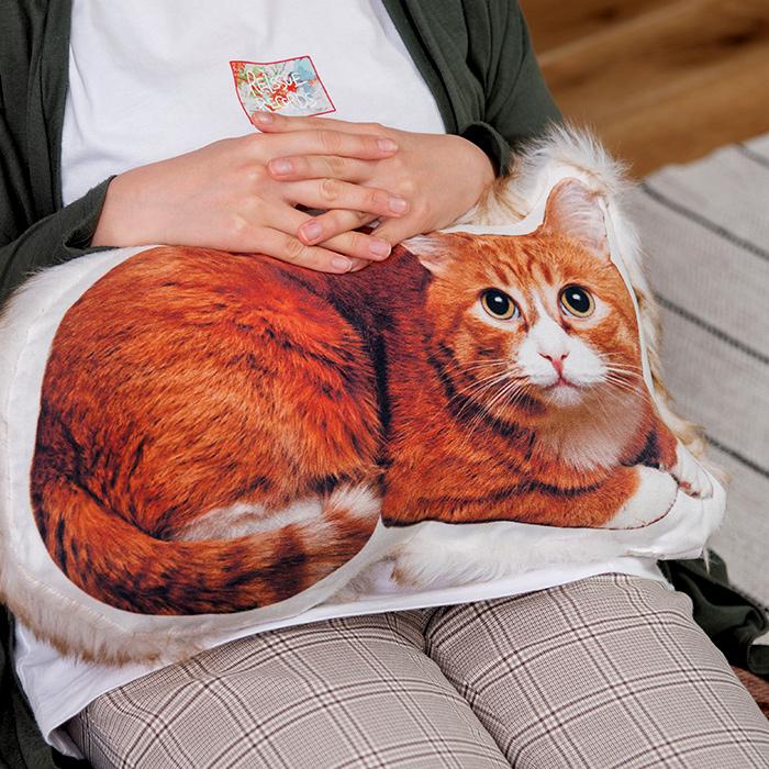 クッション 猫 cat ネコ ねこ ふわふわクッションファー付