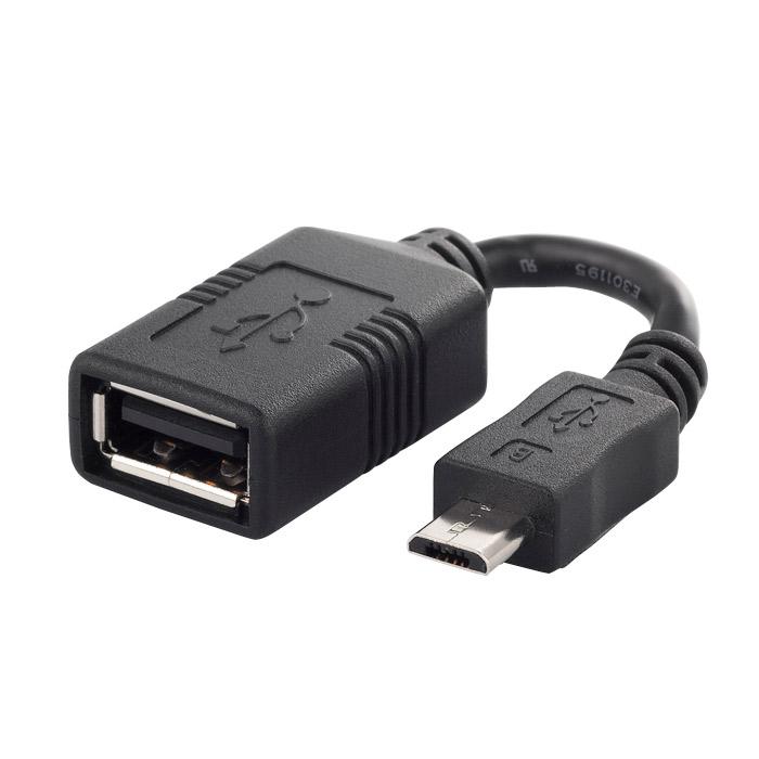BUFFALO [BSMPC11C01BK] USB変換アダプター USB-microB:USB-Aメス ブラック｜smafy