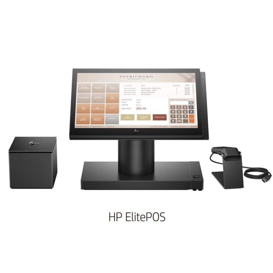 HP [1PX33PA#ABJ] ElitePOS Retail System Model 141(CEL-3965U 4GB SSD 128GB(M. SATA-3 TLC) 14型ワイドタッチ LAN W-LAN Win10 IoT Enterprise 2016 LTS シンクライアント 