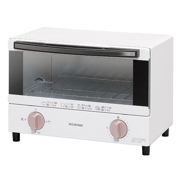 アイリスオーヤマ [SOT-011-W] スチームオーブントースター 2枚焼き ホワイト
