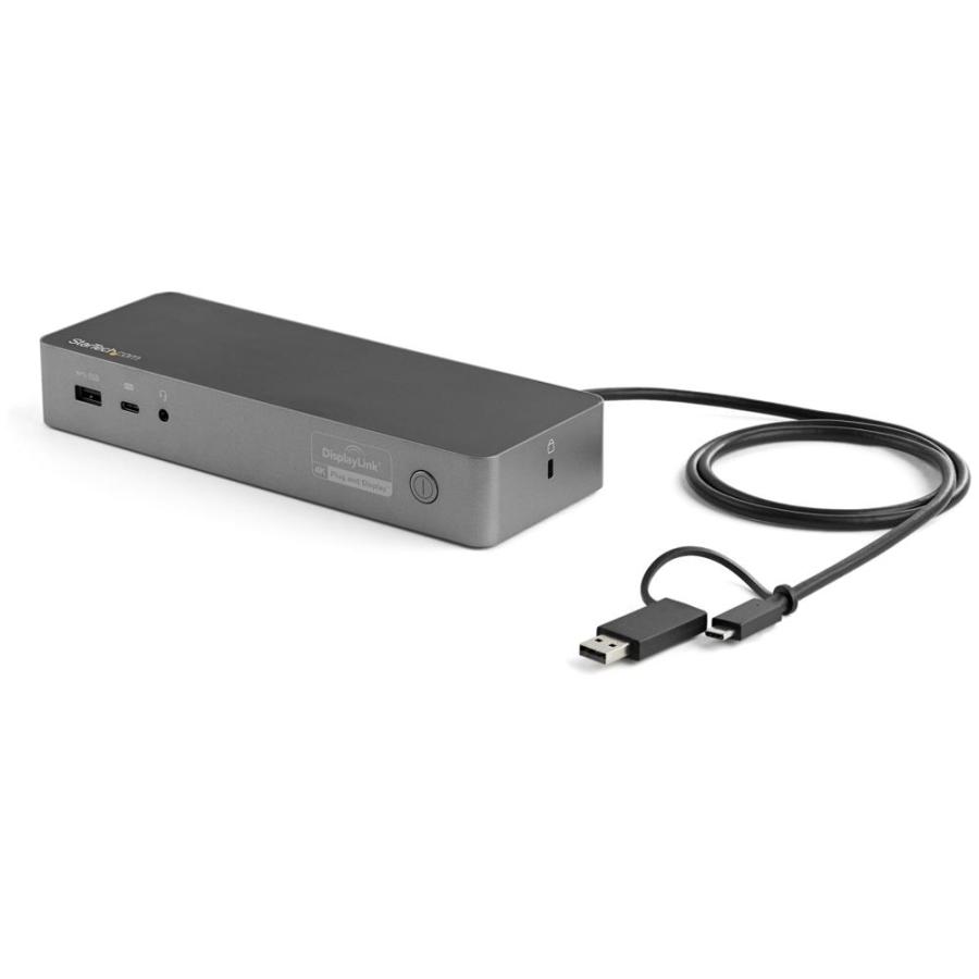 StarTech.com [DK30C2DPEP] ドッキングステーション USB Type-C/Type-A対応 デュアル4Kディスプレイ(DP/HDMI)100W PD Mac/Windows/Chrome OS 4x USB